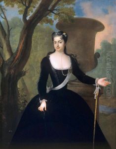 Portrait of Maria Jozefa Sobieska nee Wessel.