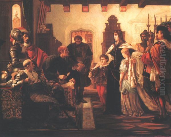 Ilona Zrinyi in the Castle of Munkacs - view 1