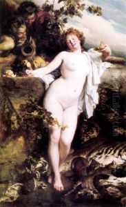 Bacchant by Gyula Benczur