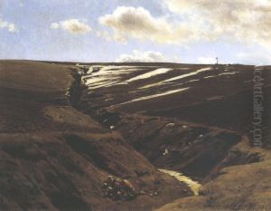Thawing Snow by Pal Szinyei Merse
