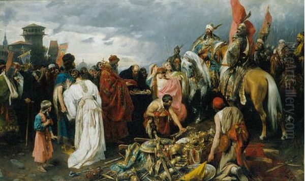 Hungarians at Kiev - view 1