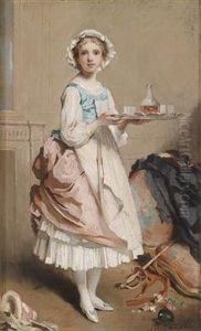The Parlour Maid by Charles Josua Chaplin
