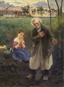 Az esti harangszo by Philip de Laszlo