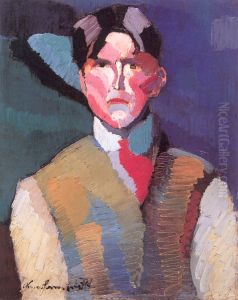 Self-portrait by Jozsef Nemes Lamperth