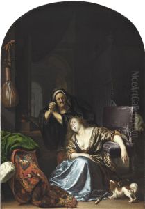 Death of Lucretia by Frans van Mieris