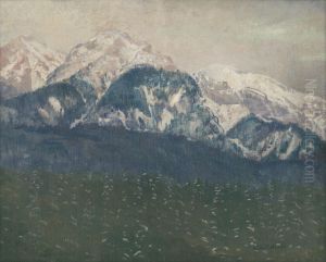 Pohlad na Vysoke Tatry by Nandor Katona