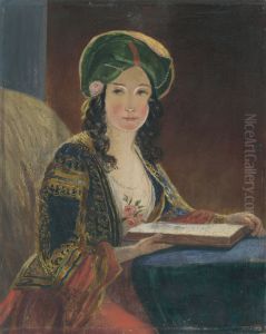 Mlada zena v orientalnom kroji (Die Morgenlanderin - kopia) by Friedrich von Amerling