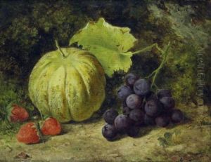 Stilleben Mit Melone, Trauben