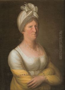 A Lady with Turban by Johann Baptist von Lampi the Elder