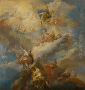 Triumf lasky by Johann Michael Rottmayr