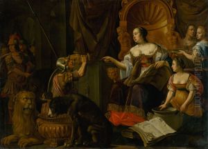 Circe a Odysseova druzina by Christoffel Pierson