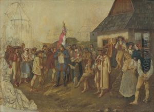 Zhromazdenie slovenskeho ludu z jari 1848 by Peter Michal Bohun