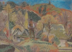 Nad dedinou by Arnold Peter Weisz-Kubincan