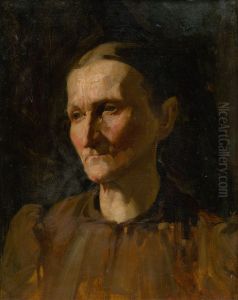 Studia zenskej hlavy by Ludovit Pitthordt