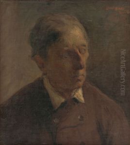 Studia muzskej hlavy by Elemir Halasz-Hradil
