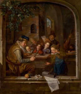 Vyucovanie by Jan Steen