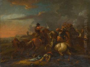 Jazdecka bitka II. by August Querfurt