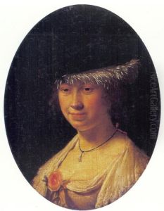 Bildnis einer Frau mit Barett Bildnis einer Frau mit Barett