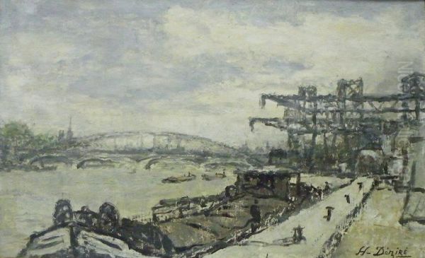 Quays of the Seine in Paris - view 1