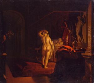 Gyges in the bedroom of King Candaules by Frans van Mieris