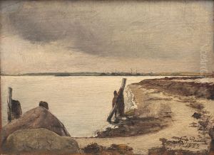 En strandbred i gravejr