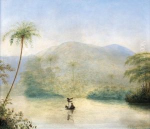 On the River, near Santos, Brazil by William John Burchell