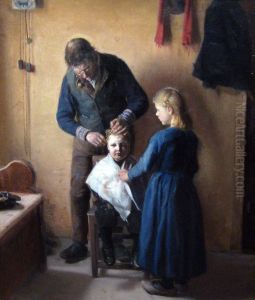 At the hairdresser