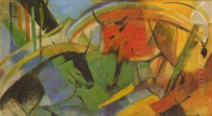 Rinder by Franz Marc
