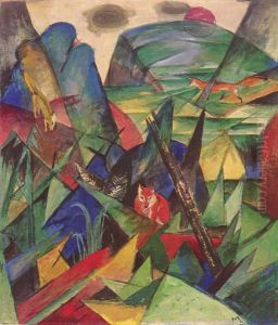 Fuchse by Franz Marc
