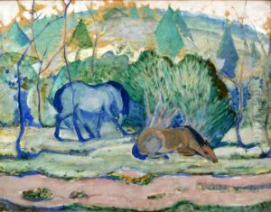 Horses Grazing