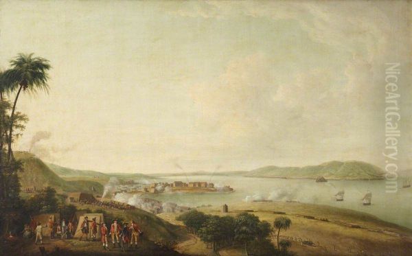 British Attack on the Citadel of Martinique, January, 1762 - view 1