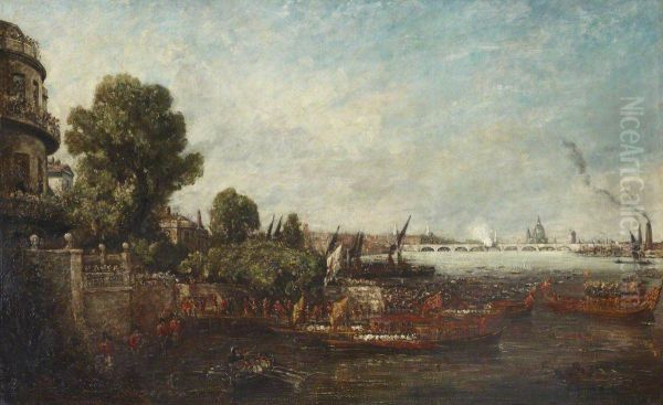 the Opening of Waterloo Bridge, 1817 - view 1