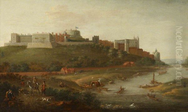 Windsor Castle from the River - view 1
