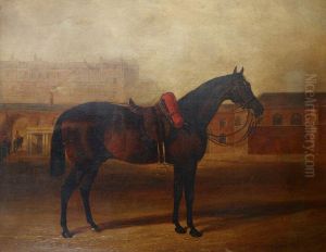 A Charger on the Parade Ground of Albany Barracks, London