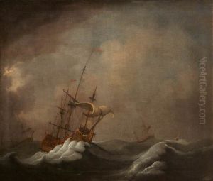 Stormy Seascape by Peter Monamy