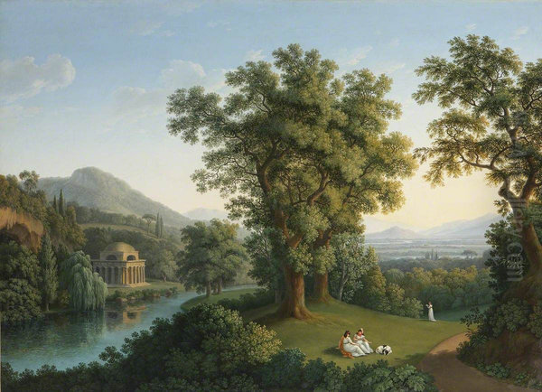 River Landscape with Elements of the English Garden at Caserta - view 1