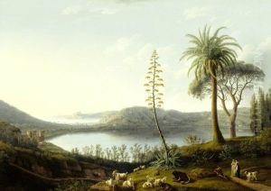 The Lake of Avernus by Jacob Philipp Hackert