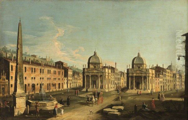 Piazza del Popolo, Rome - view 1