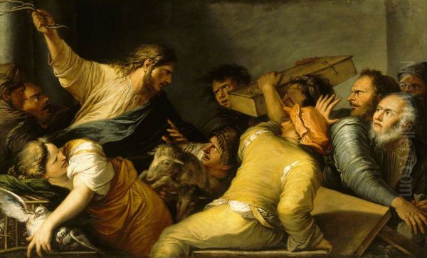 Christ expelling the Money Changers from the Temple - view 1