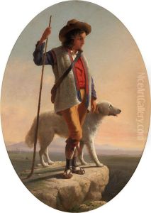 Shepherd Boy Of The Roman Campagna by John Gadsby Chapman