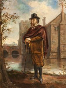 'The squire's evening walk'