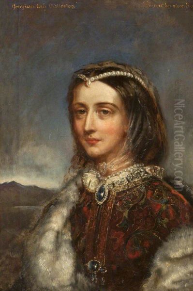 Henrietta Georgiana Marcia Lascelles Iremonger, Lady Chatterton (1806 - 1876), Mrs Edward Heneage Dering - view 1