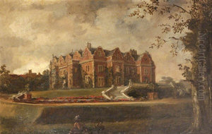 View of the Garden Front and Terrace of Surrenden Dering, Kent