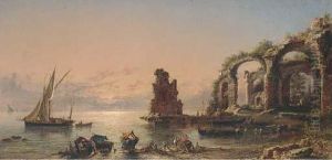Fisherfolk At The Ruins