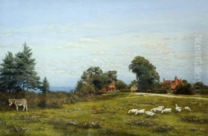 Burghfield, near Reading by Arthur Hughes