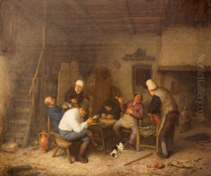 Interior of an Inn by Adriaen van Ostade