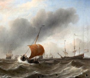 Dutch Shipping in a Heavy Swell with a Small Hoeker