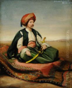 Sir John Gardner Wilkinson (1797-1875), aged 46, in Turkish Dress