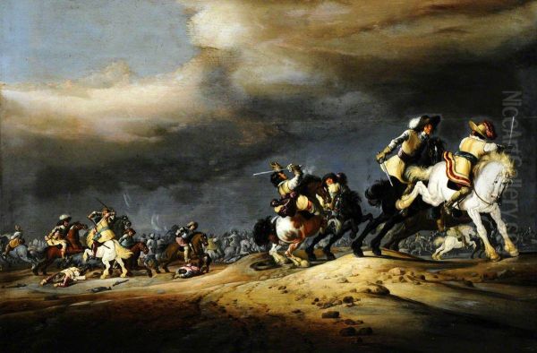 A Cavalry Skirmish - view 1