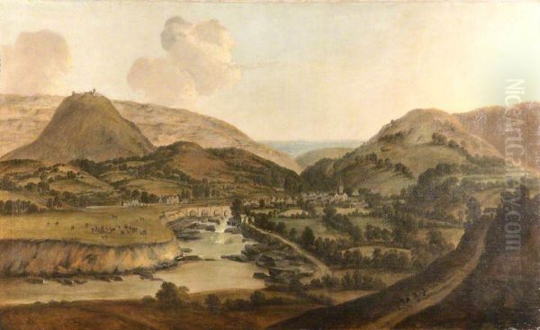 Llangollen and the Dee Bridge - view 1